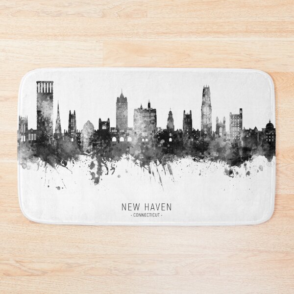 Item preview, New Haven Connecticut Skyline designed and sold by ArtPrints.