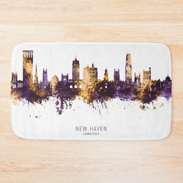 Item preview, New Haven Connecticut Skyline designed and sold by ArtPrints.