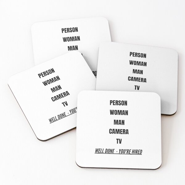 Item preview, Person, woman,man, camera, TV, well done - you're hired designed and sold by Yesmalady.