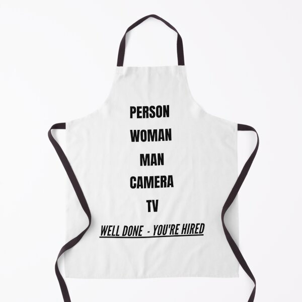 Item preview, Person, woman,man, camera, TV, well done - you're hired designed and sold by Yesmalady.