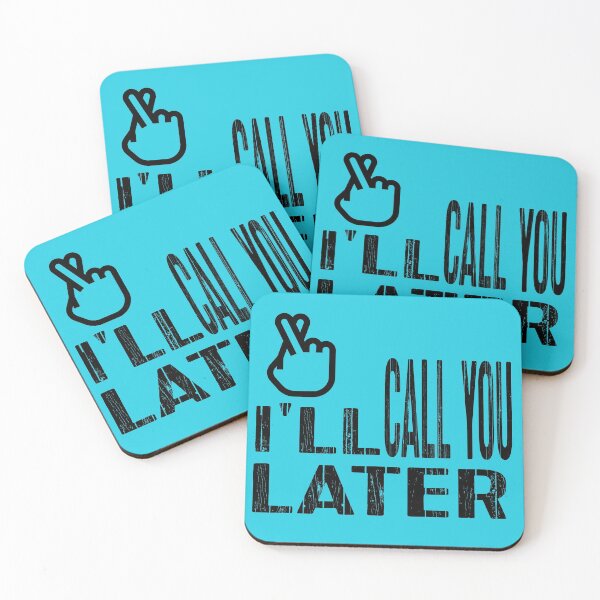 Item preview, White lie Party Fact -I'll Call you Later designed and sold by PacificStreams.