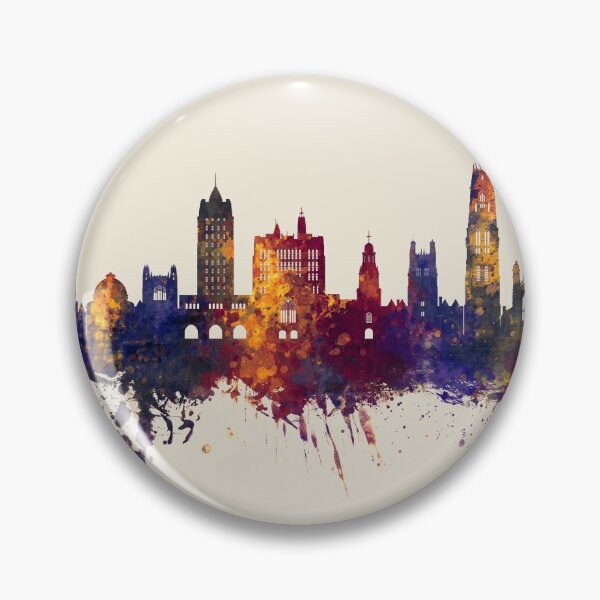 Item preview, New Haven Connecticut Skyline designed and sold by ArtPrints.