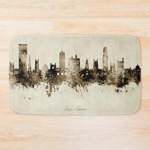 Item preview, New Haven Connecticut Skyline designed and sold by ArtPrints.