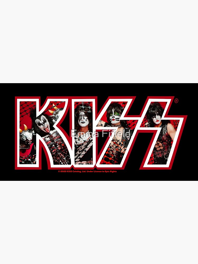 "Kiss Band Photo Logo" Photographic Print for Sale by emmafifield