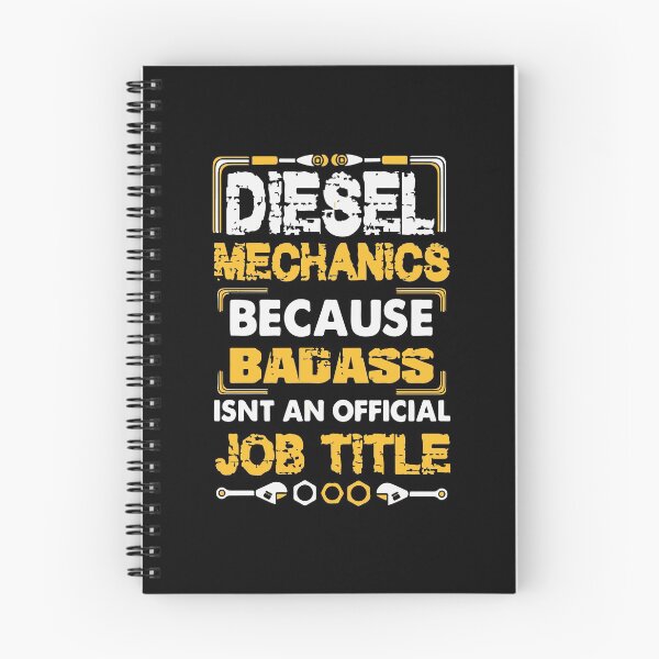 Item preview, Diesel mechanics because badass isnt an official job title designed and sold by designdroplet.