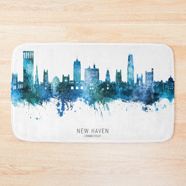 Item preview, New Haven Connecticut Skyline designed and sold by ArtPrints.