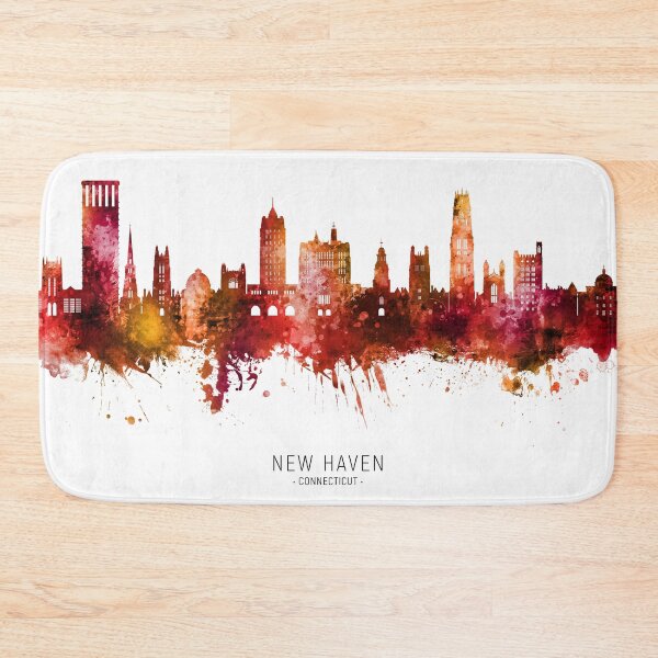 Item preview, New Haven Connecticut Skyline designed and sold by ArtPrints.