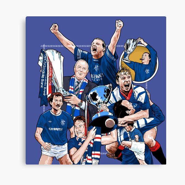 Glasgow Rangers Team Canvas Print