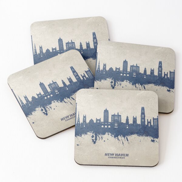 Item preview, New Haven Connecticut Skyline designed and sold by ArtPrints.