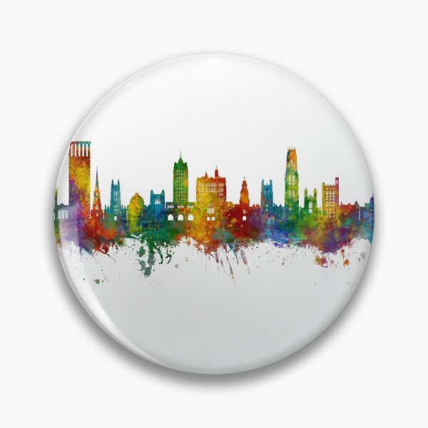 Item preview, New Haven Connecticut Skyline designed and sold by ArtPrints.