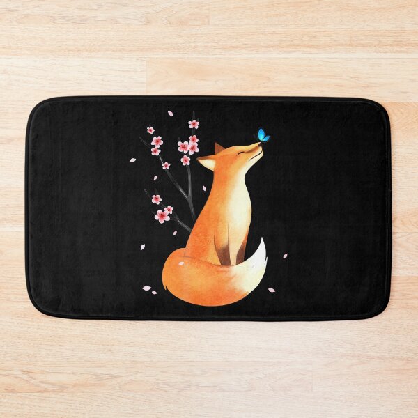 Item preview, Fox Japanese Cherry Blossom Flower Vintage designed and sold by MagicJohnson22.