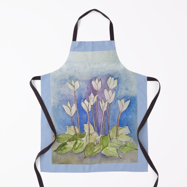 Item preview, White Cyclamen K designed and sold by kaleidimo.