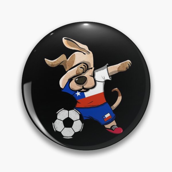 Artikelvorschau, Dabbing Dog Chile Soccer Jersey Chilean Football Lovers Gift entworfen und verkauft von DesignCube.