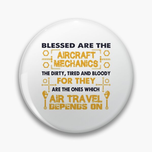 Item preview, Blessed are the aircraft mechanics designed and sold by designdroplet.