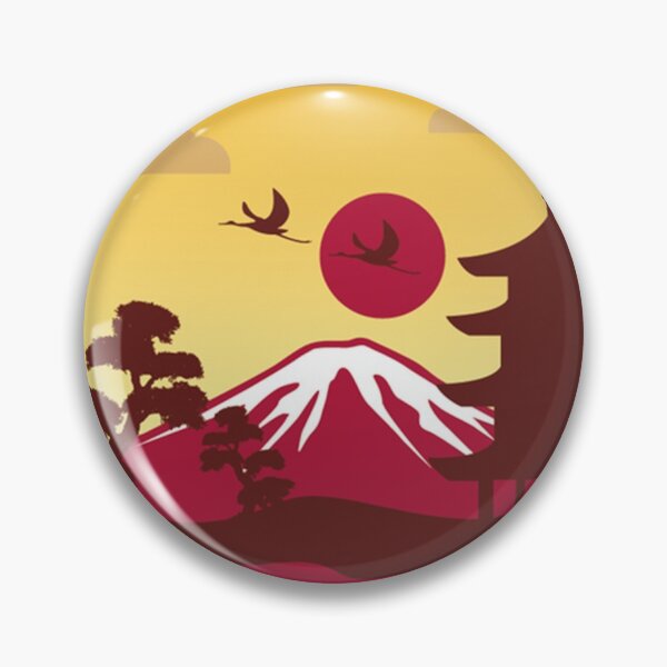 Item preview, Japanese Ink Painting volcano designed and sold by alexquang.