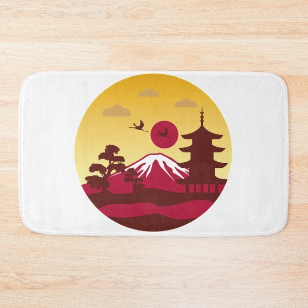 Item preview, Japanese Ink Painting volcano designed and sold by alexquang.