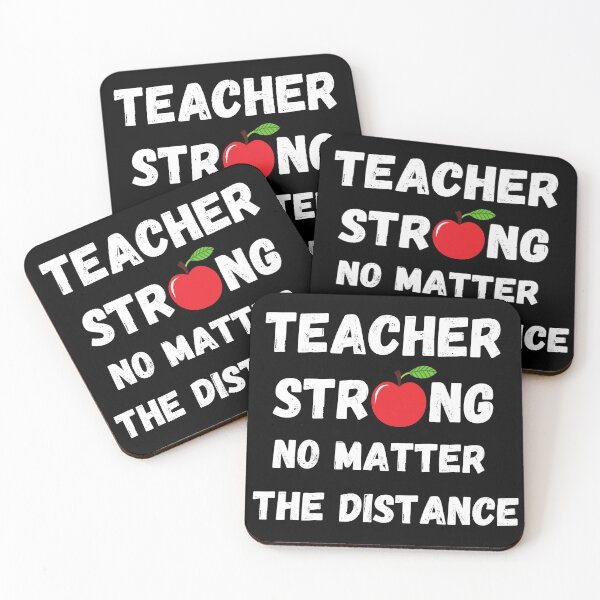 Item preview, Teacher Strong No Matter The Distance designed and sold by Zaibo.