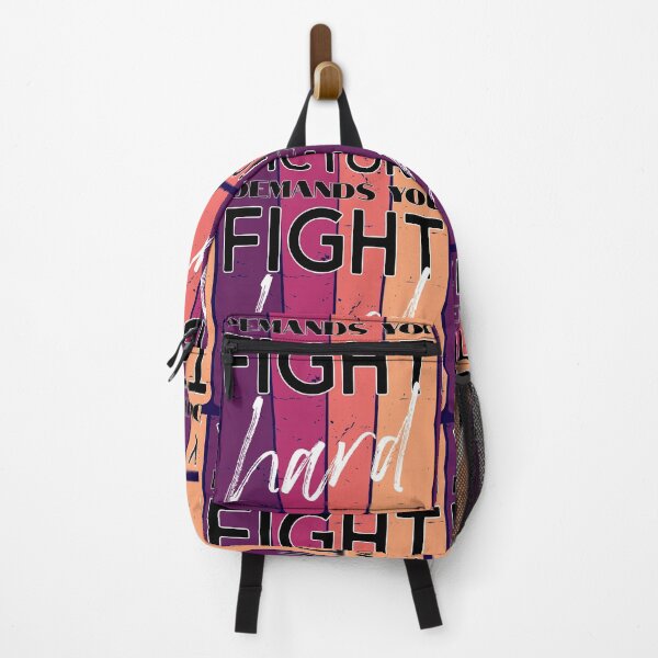 Item preview, Fight hard and achive victory designed and sold by ChatterFox.