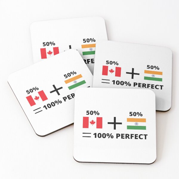 Item preview, Diseño patrimonial de doble nacionalidad: canadiense e indio designed and sold by ashdenent.