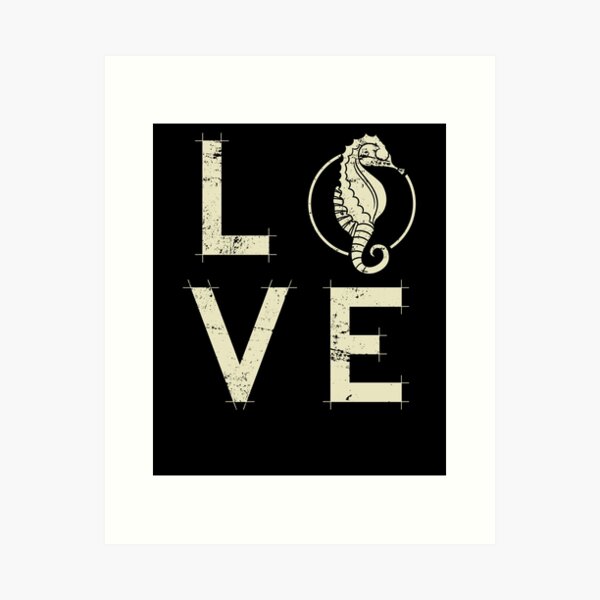 Artikel-Vorschau von Seahorse Love Seahorse, designt und verkauft von bestshirtdesign.
