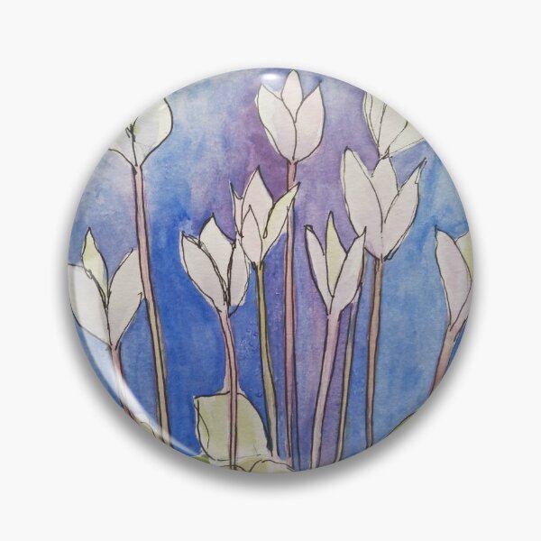 Item preview, White Cyclamen K designed and sold by kaleidimo.