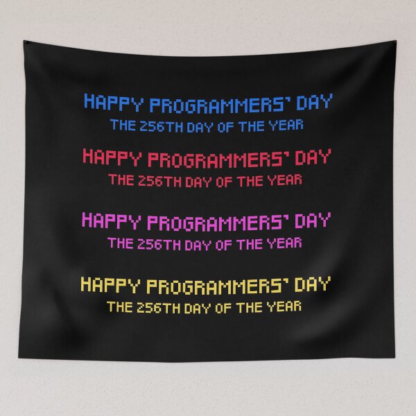 Item preview, Happy Programmers' Day - colorful design designed and sold by codingpotato.
