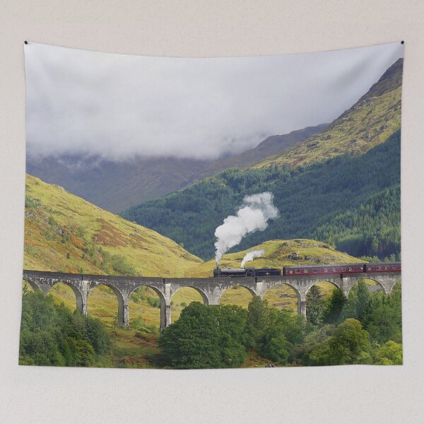 Item preview, Glenfinnan Viaduct and The Jacobite Steam Train designed and sold by NavorolArt.