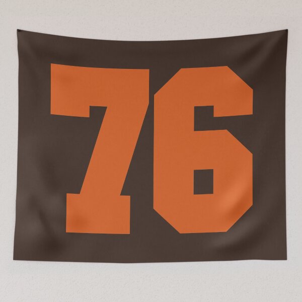 Item preview, 76 Number Cleveland Sports Seventy-Six Brown Jersey designed and sold by HelloFromAja.