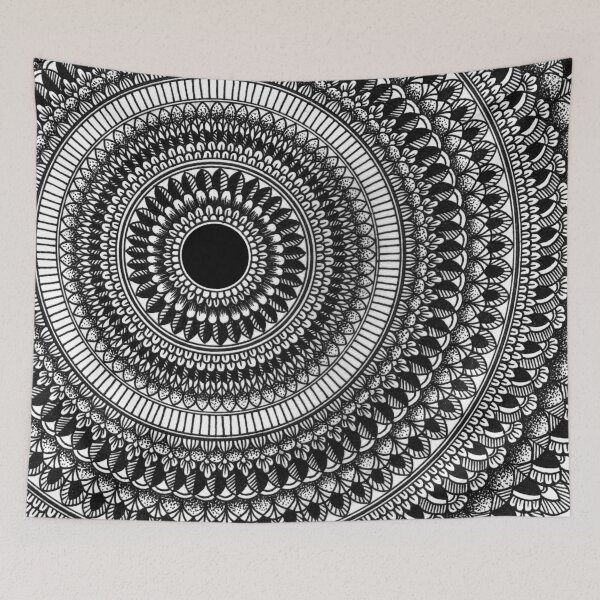 Item preview, Black and white intricate mandala design designed and sold by Mandala & More.