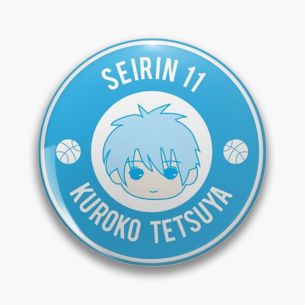 Item preview, KNB Badge - Seirin 11 Kuroko Tetsuya designed and sold by Wishful Thinking.