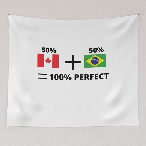 Item preview, Dual nationality heritage design- Canadian and Brazillian designed and sold by ashdenent.