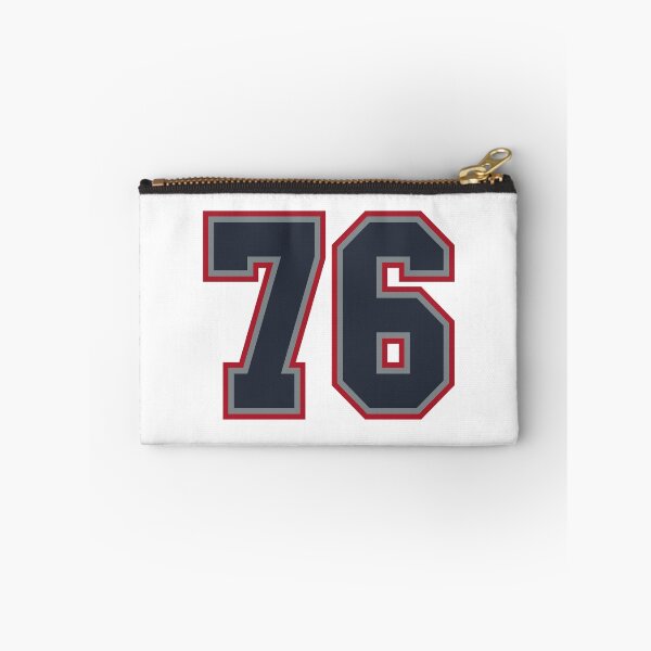 Artikelvorschau, 76 Navy Grey Red Sports Nummer Sechsundsiebzig entworfen und verkauft von HelloFromAja.