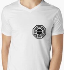 Dharma Initiative logo uniform Men's V-Neck T-Shirt