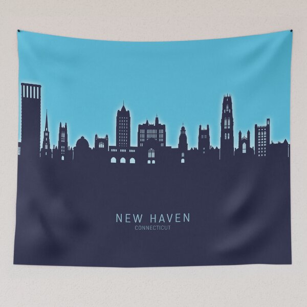 Item preview, New Haven Connecticut Skyline designed and sold by ArtPrints.