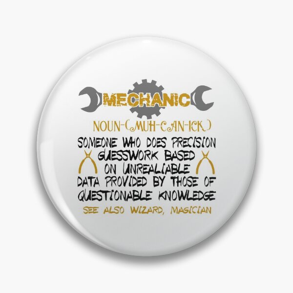 Item preview, Mechanic word meaning designed and sold by designdroplet.