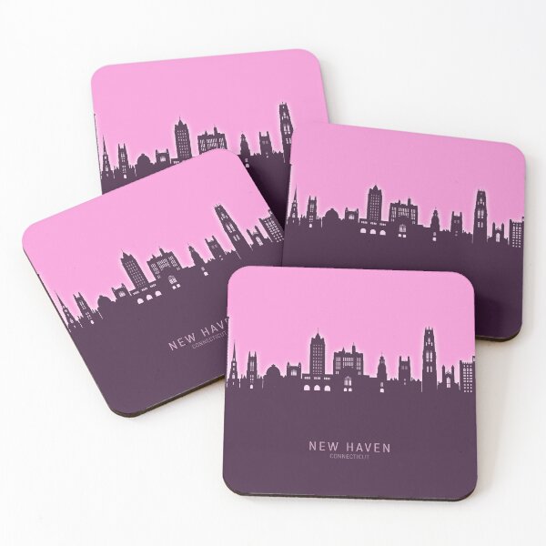 Item preview, New Haven Connecticut Skyline designed and sold by ArtPrints.