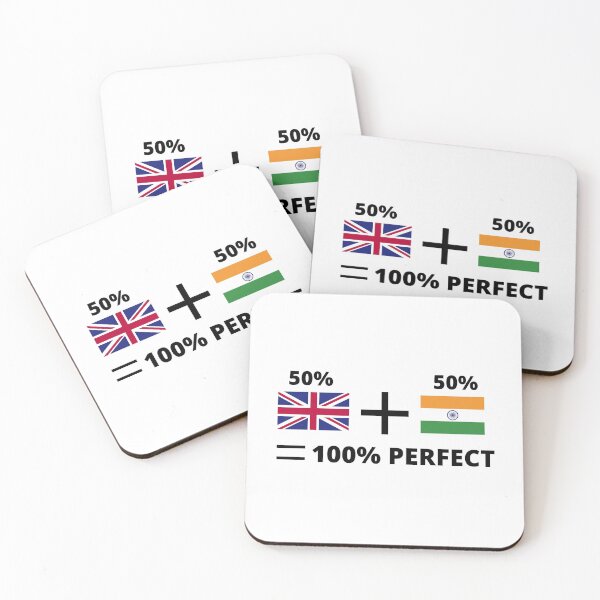 Item preview, Dual nationality heritage design- British and Indian designed and sold by ashdenent.