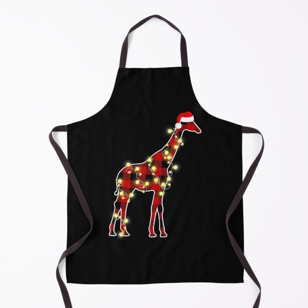 Item preview, Funny Christmas Light Giraffe Red Plaid Family Xmas designed and sold by ManishDayal.