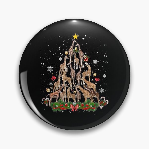 Item preview, Funny Giraffe Christmas Tree Ornament Decor designed and sold by ManishDayal.