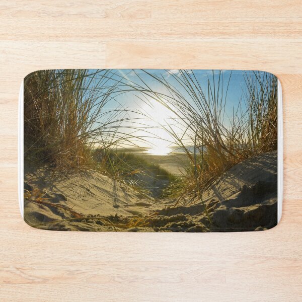 Item preview, Sandy beach with dune grass designed and sold by Claudia-Evans.