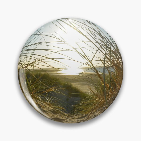Item preview, Sandy beach with dune grass designed and sold by Claudia-Evans.