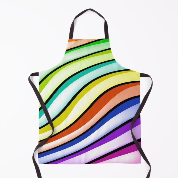 Item preview, Fun Wavy Rainbow Stripes designed and sold by cgroenewald.
