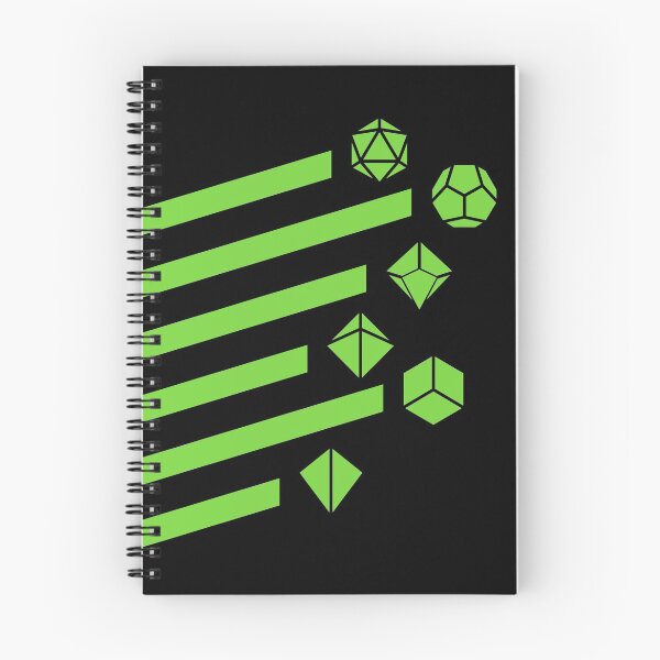 Item preview, Green Retro Polyhedral Dice Set designed and sold by pixeptional.
