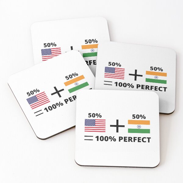 Item preview, Diseño de patrimonio de doble nacionalidad: estadounidense e indio designed and sold by ashdenent.