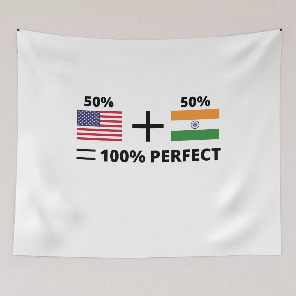 Item preview, Dual nationality heritage design- American and Indian designed and sold by ashdenent.