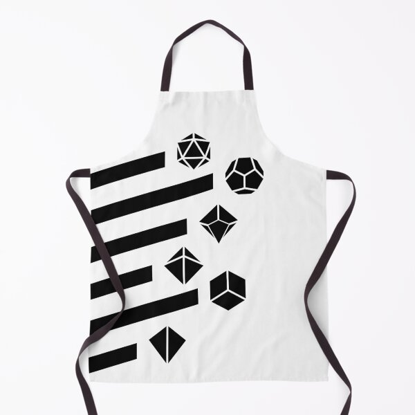 Item preview, Black Retro Polyhedral Dice Set designed and sold by pixeptional.