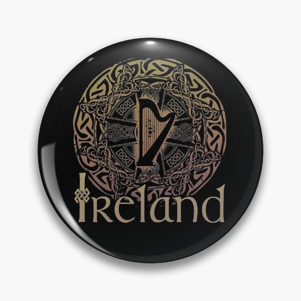 Item preview, Celtic Irish Pride Knots Circle Ireland Harp Gaelic Symbol designed and sold by TopTeeShop.