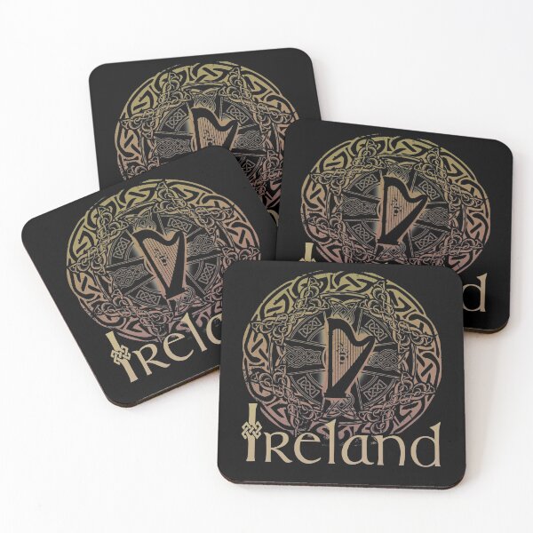 Item preview, Celtic Irish Pride Knots Circle Ireland Harp Gaelic Symbol designed and sold by TopTeeShop.