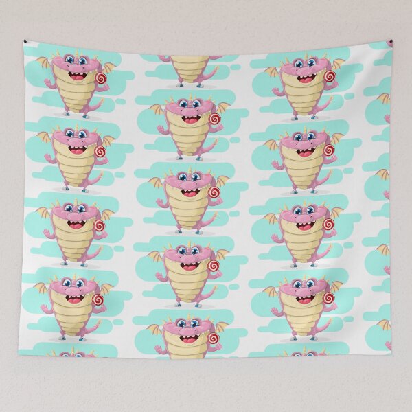 Item preview, Cute pink dragon designed and sold by Ledosdesigns.