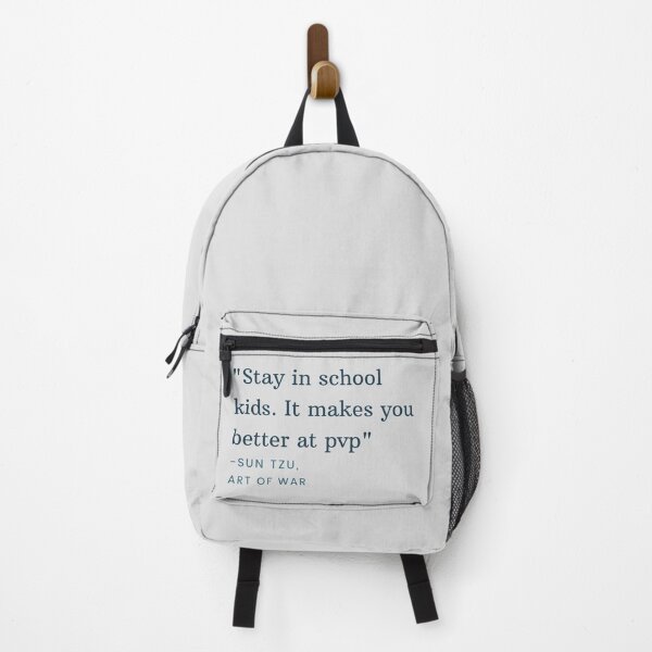 Item preview, Stay in school kids. it makes you better at pvp tecnoblade quote designed and sold by Cloud Five.